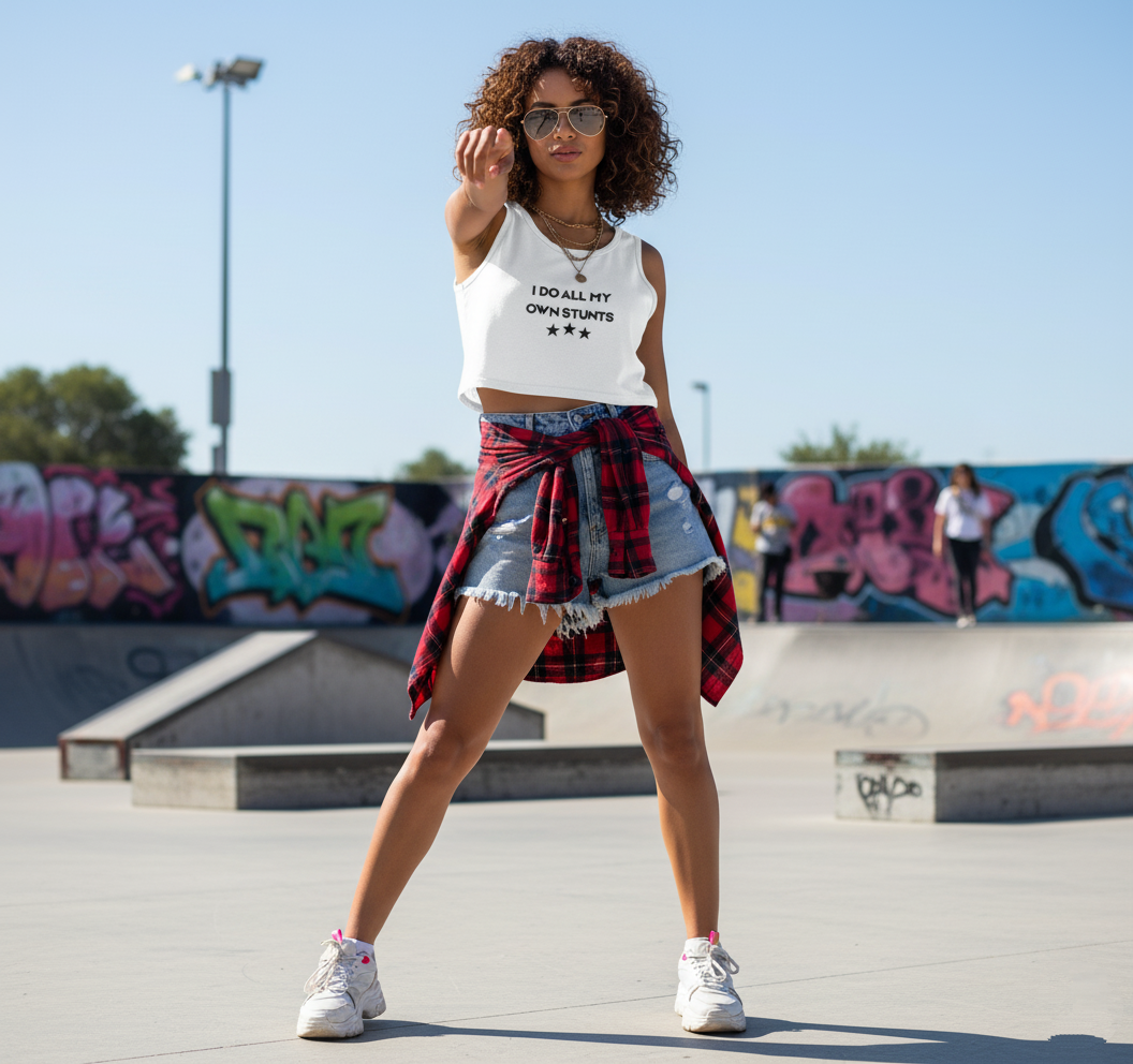 Stunt & Style Crop Tank