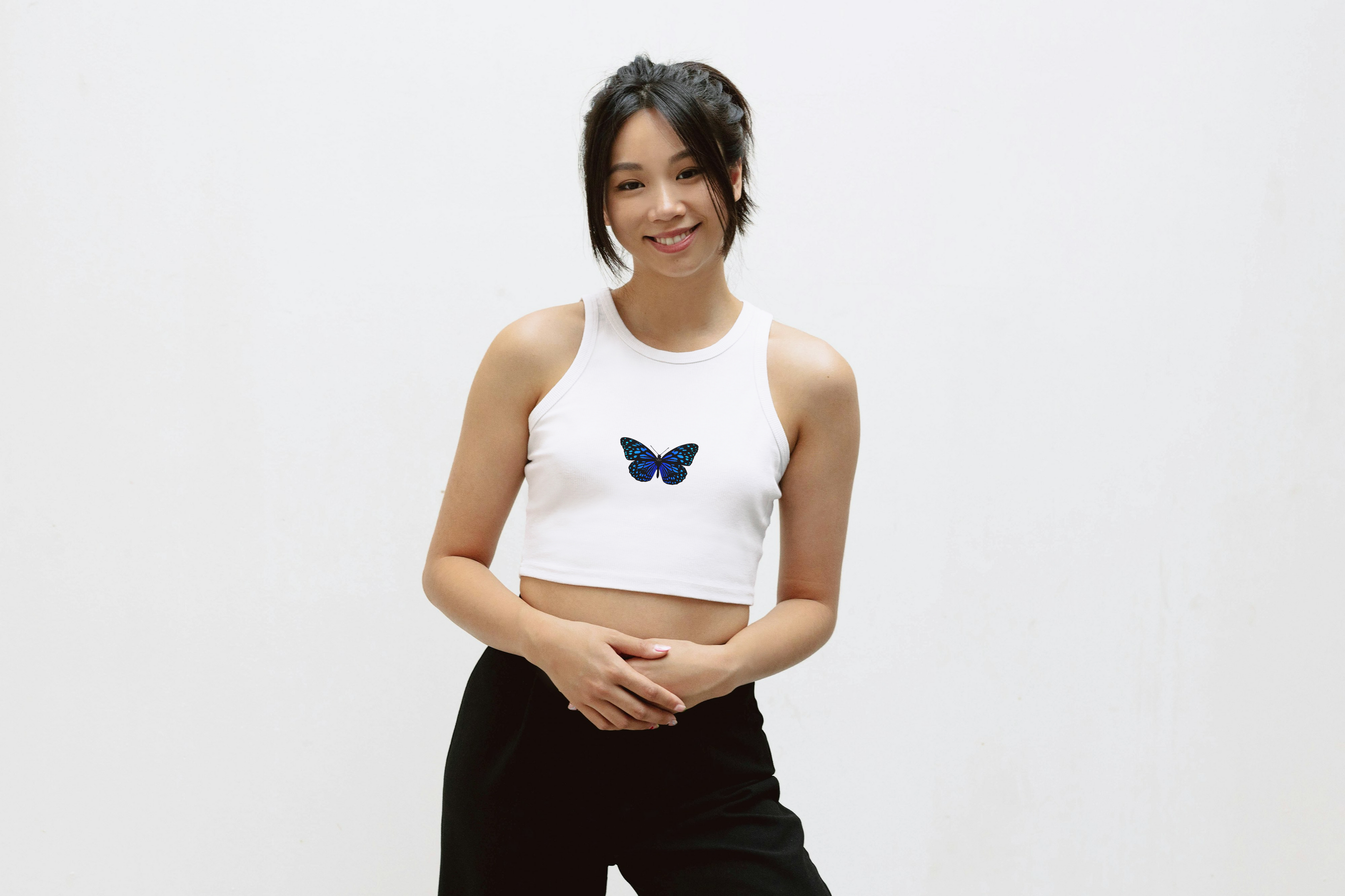 Butterfly Crop Tank